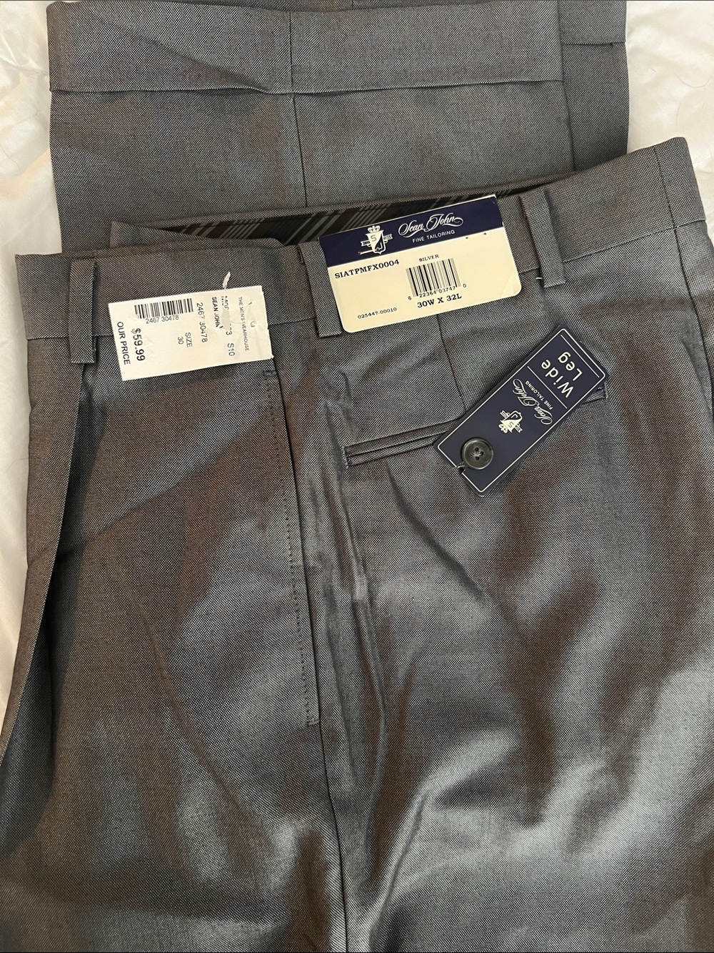 Sean John Men’s Dress Pants - Gray